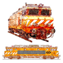 CP Serie 2620 - Distressed Watercolor Style