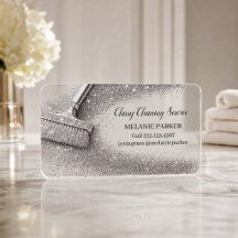 Luxury Cleaning Service Business Cards Collection