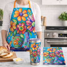 Bright Colorful Floral Home Decor