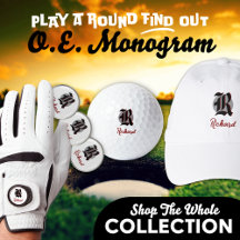 P.A.R.F.O. Scramble Golf Dad Old English Monogram