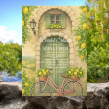 Tuscany Italy Lemons Bicycle Bridal shower