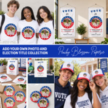 Add Your Own Photo & Election Campaign Title