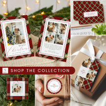 Classic Christmas Heritage Red Green Plaid Family