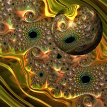 Liquid Gold Fractal Dream