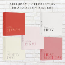 BIRTHDAY | CELEBRATION PHOTO ALBUMS
