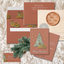 Whimsical Christmas Tiger Collection 