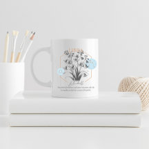 BIRTH MONTH FLOWER MUG
