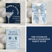The Ultimate Denim & Diamonds Party Suite