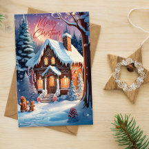 Gingerbread House Merry Christmas Collection 