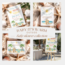 Baby It's Warm Outside Beachy Baby Shower