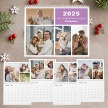 2025 Photo Calendar Cards & New Year Calendars