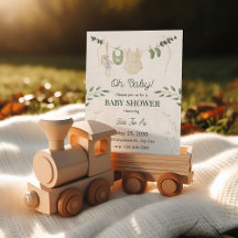 Whimsical Baby Shower Invitation