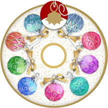 Christmas Balls & Confetti Home Decor Collection