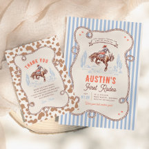 First Rodeo Cowboy Vintage 1st Birthday