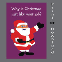 Bad Santa Christmas Humor