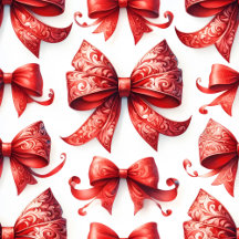 Red Christmas Bows