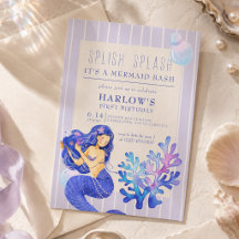 Lavender Mermaid First Birthday Collection
