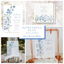 Dusty Blue Wildflower Bridal Shower