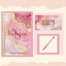 GOLD GLITTER NAME AGATE OFFICE BUSINESS 