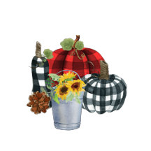 Plaid Pumpkins