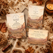 Elegant Fall Western Wedding