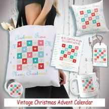 Vintage Christmas Advent Calendar 