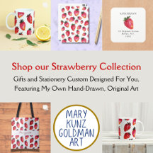 Strawberry Kitchen Farmhouse Watercolor Gifts