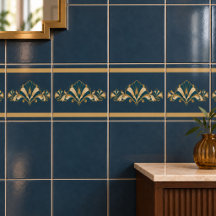 Custom Background Border & Frieze Ceramic Tiles