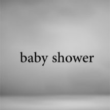 Gift baby shower party 