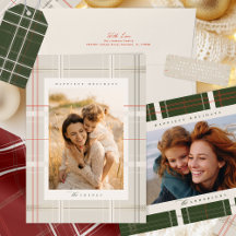 Cozy Cabin Elevated Elegant Plaid Christmas Set