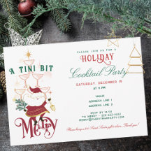 Tini Bit Merry Martini Office Christmas Cocktail
