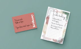 Signée, fermée & livrée