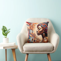  Cushions "Bold African Art: Vibrant Culture"