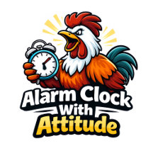 Alarm clock with attitude , roaster quote