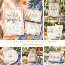 Little Cutie on the Way Boy Baby Shower