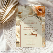 Boho Arch Terracotta Sage Ivory Wedding Suite 213W