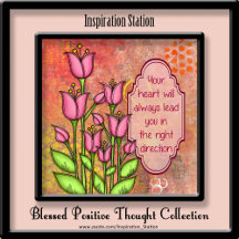 Blessed Positive Thought Doodle Flower