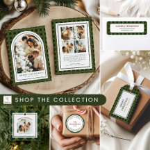 Classic Christmas Heritage Green Yellow Gold Plaid