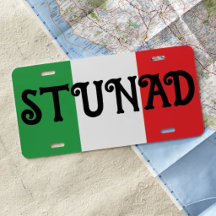 Italian Slang & Attitude License Plates