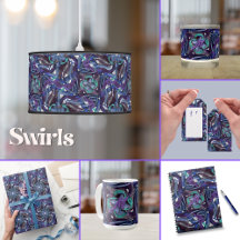 Home Collection Ribbons Blue, Purple, Aqua