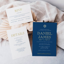 Simply Elegant Star of David Bar Mitzvah