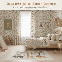 Kid's Safari Adventure Room Decor
