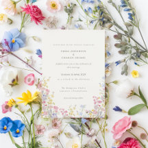 Rustic Wildflower Meadow Floral Wedding