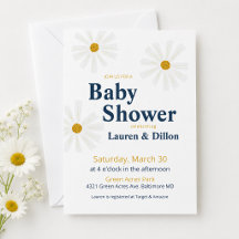 Daisy Baby Shower Theme