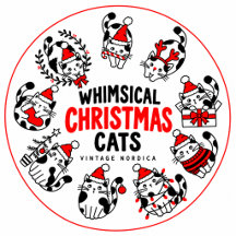 Whimsical Christmas Cats