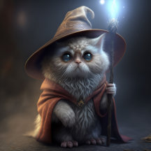 Cat & Kittens Art