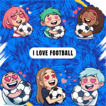 I love you football