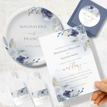 WEDDING | blue roses