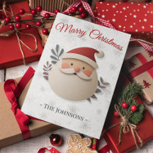Personalized Santa Christmas – Family Name Decor