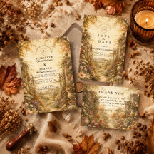 Romantic Autumn Wildflower Wedding